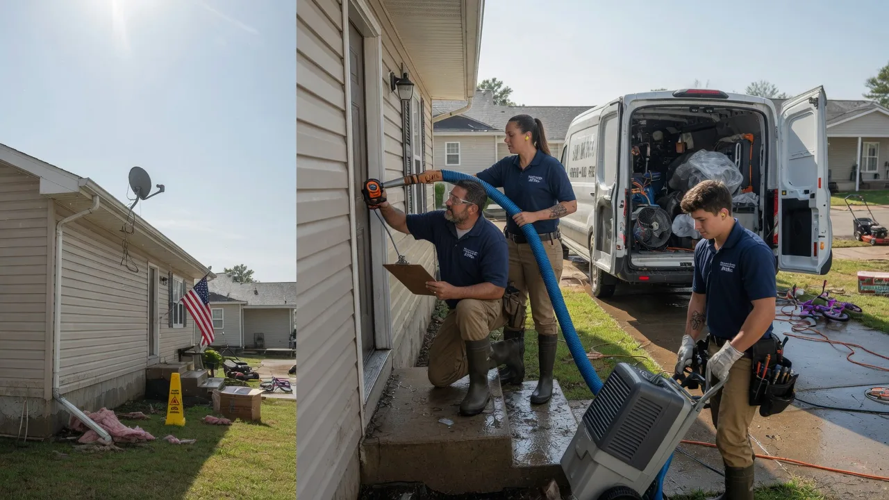 Ceiling Water Damage Restoration in Fallon, MT near me